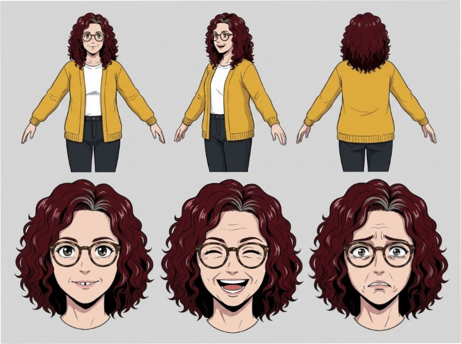 Nadia, la fiche de référence, d'après photo