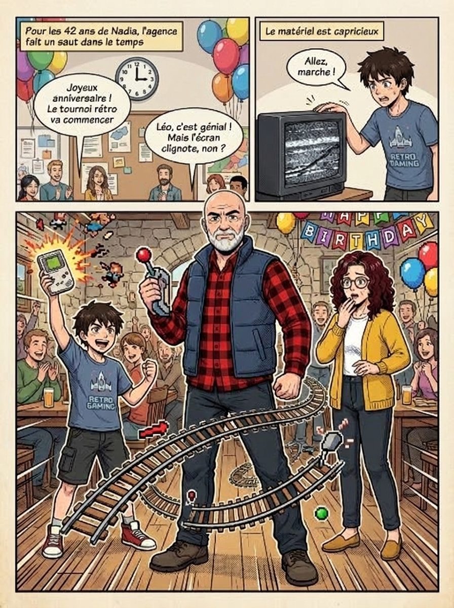 Le Maître des Aiguillages, planche 1