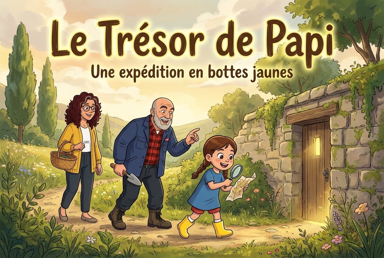 Le Trésor de Papi, la couverture